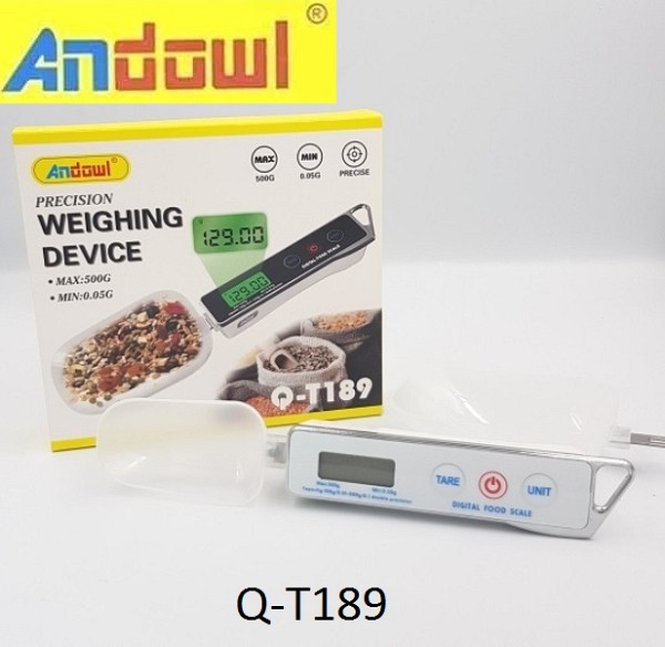 Ψηφιακή ζυγαριά κουτάλι 500g Q-T189 ANDOWL Andowl