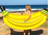 Στρώμα θαλάσσης μπανάνα 188x118cm OEM