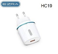 Φορτιστής ταξιδιού USB 3.0A λευκός HC19 EZRA EZRA