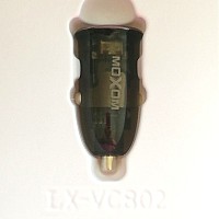 Διαφανής φορτιστής αυτοκινήτου 2 USB-C LX-VC802 MOXOM Moxom