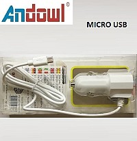 Φορτιστής αυτοκινήτου με θύρα USB και καλώδιο Micro 3.1A M2-0317A1 ANDOWL Andowl