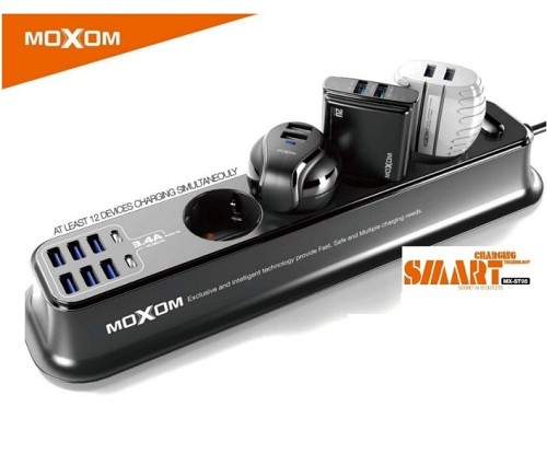 Πολύπριζο με θύρες USB και Type-C MX-ST05 MOXOM Moxom