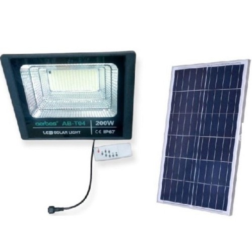 Ηλιακός προβολέας LED με τηλεχειριστήριο 200W AB-T04 AERBES Aerbes