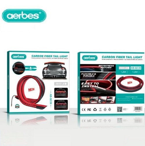 Ταινία πίσω φώτων LED από ανθρακονήματα 1,2m AB-QC39 AERBES Aerbes