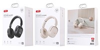 XO BE42 Scarlet Μεταλλικά Αναδιπλούμενα Ακουστικά Bluetooth (Μαύρο)