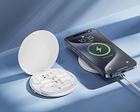 XO CX031 Adapter Family Box + Μαγνητικός ασύρματος φορτιστής 15W Λευκό