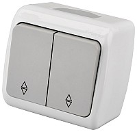 Entac 106+6 Stephan surface mounted alternative switch IP54