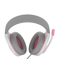 Meetion MT-HP021 Gaming Ακουστικά Άσπρο + Ρόζ