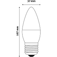 Avide Value LED Κερί E27 7W Ψυχρό 6400K