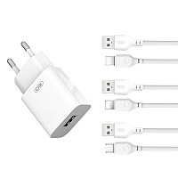 XO L99 2.4A Φορτιστής με Lightning Καλώδιο (NB103)