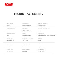 XO BE42 Scarlet Μεταλλικά Αναδιπλούμενα Ακουστικά Bluetooth (Μαύρο)
