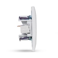 Entac Arnold Recessed wall LAN socket 2x Cat5 White