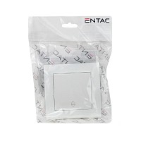 Entac 106 Arnold Recessed alternative wall switch White