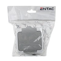 Entac Stephan surface mounted wall socket earthed IP54