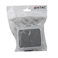 Entac 106 Stephan surface mounted alternative wall switch IP54