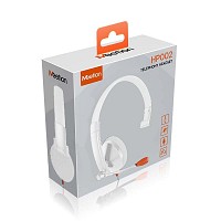 Meetion HP002 Ενσύρματο Ακουστικό Τηλεφωνίας 3.5mm / Λευκό