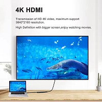 Μετατροπέας 5in1 PD 100W Type-C HDTV USB2.0/3.0 4K 30HZ