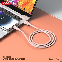 XO NB265 Μινιμαλιστικό Καλώδιο Type-C Ροζ