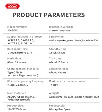 XO BE45 Beiguo Φορητά Ακουστικά Bluetooth Πράσινο