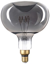 Avide LED Jumbo Filament Eshima 190x255.0mm Smoky 6W E27 2400K Ντίμ