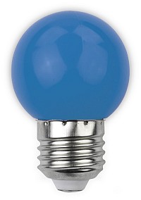 Avide LED Διακοσμητική Λάμπα G45 1W E27 Μπλέ