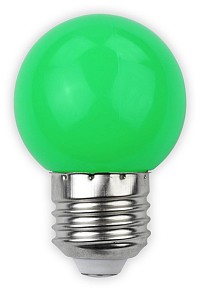 Avide LED Διακοσμητική Λάμπα G45 1W E27 Πράσινο