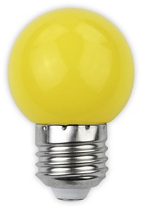 Avide LED Διακοσμητική Λάμπα G45 1W E27 Κίτρινο
