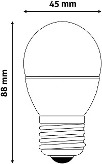 Avide LED Σφαιρική 7W E27 Ψυχρό 6400K Value