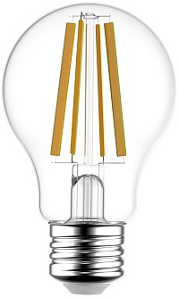 Avide LED Filament Κοινή  8.5W E27 Λευκό 4000K Υψηλής Φωτεινότητας