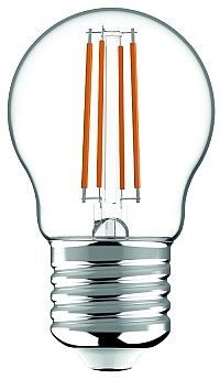 Avide LED Filament Mini Globe 4.5W E27 WW 2700K