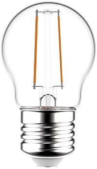 Avide LED Filament Στρογγυλή 2.5W E27 Θερμό 2700K