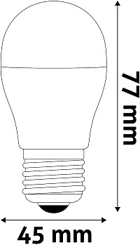 Avide LED Σφαιρική G45 2.9W E27 Λευκό 4000K Super Υψηλής Φωτεινότητας