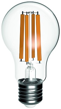 Avide LED Filament Κοινή 9.5W E27 A60 Λευκό 4000K Super Υψηλής Φωτεινότητας