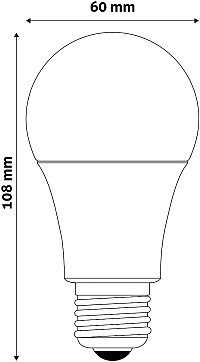 Avide LED Κοινή 10W E27  Θερμό 3000K Value