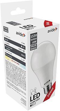 Avide LED Κοινή 18W E27  Θερμό 3000K Value