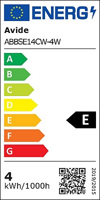 Avide LED Bright Stick Bulb T37 4W E14 Ψυχρό 6400K