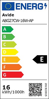 Avide LED Κοινή A70 16W E27 Ψυχρό 6400K Υψηλής Φωτεινότητας