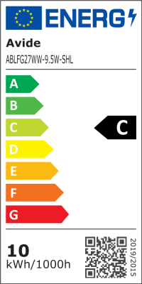 Avide LED Filament Κοινή 9.5W E27 A60 Θερμό 2700K Super Υψηλής Φωτεινότητας
