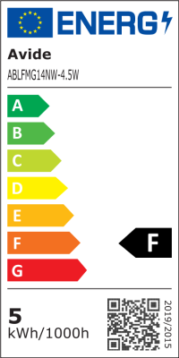 Avide LED Filament Σφαιρική 4.5W E14 Λευκό 4000K