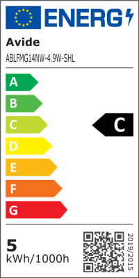 Avide LED Filament Σφαιρική 4.9W E14 Λευκό 4000K Super Υψηλής Φωτεινότητας