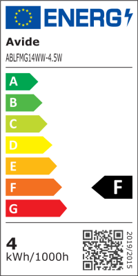 Avide LED Filament Σφαιρική 4.5W E14 WW 2700K