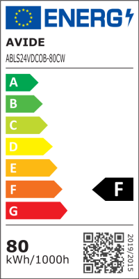 Avide LED Strip D-COB 24V 8W 6400K CW IP44 10m