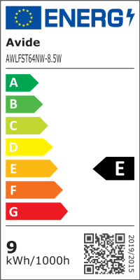 Avide LED White Filament ST64 8.5W E27 NW 4000K
