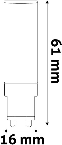 Avide LED G9 4.2W 220° Ψυχρό 6400K