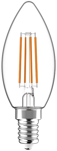 Avide LED Filament Candle 5.9W E14 WW 2700K Dimmable