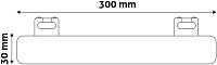 Avide LED Λάμπα Τύπου Linestra 5W 30cm S14s Λευκό 4000K