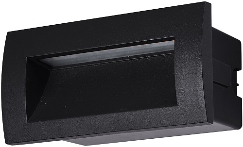 Avide Εξωτερικό Φώς Σκάλας Χωνευτό Lagos LED 3W Λευκό 4000K IP54 14cm