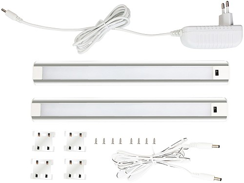 Avide LED Ταινία Cabinet Light 9W SMD2835 4000K IP44 2X60cm  + Αισθητήρας Κίνησης