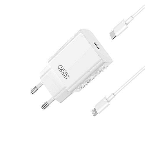XO L126 USB-C PD20W Fast Charging Charger with Lightning cable(NB-Q189A)