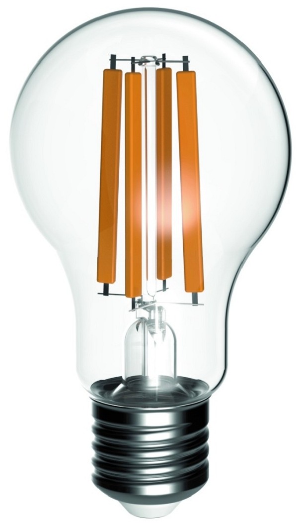 Avide LED Filament Κοινή 9.5W E27 A60 Θερμό 2700K Super Υψηλής Φωτεινότητας